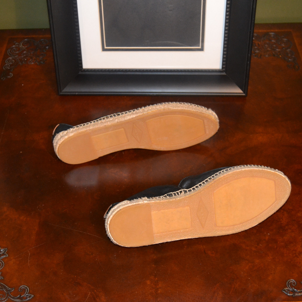 rag & bone Espadrille Flat in Black - Picture 6 of 8